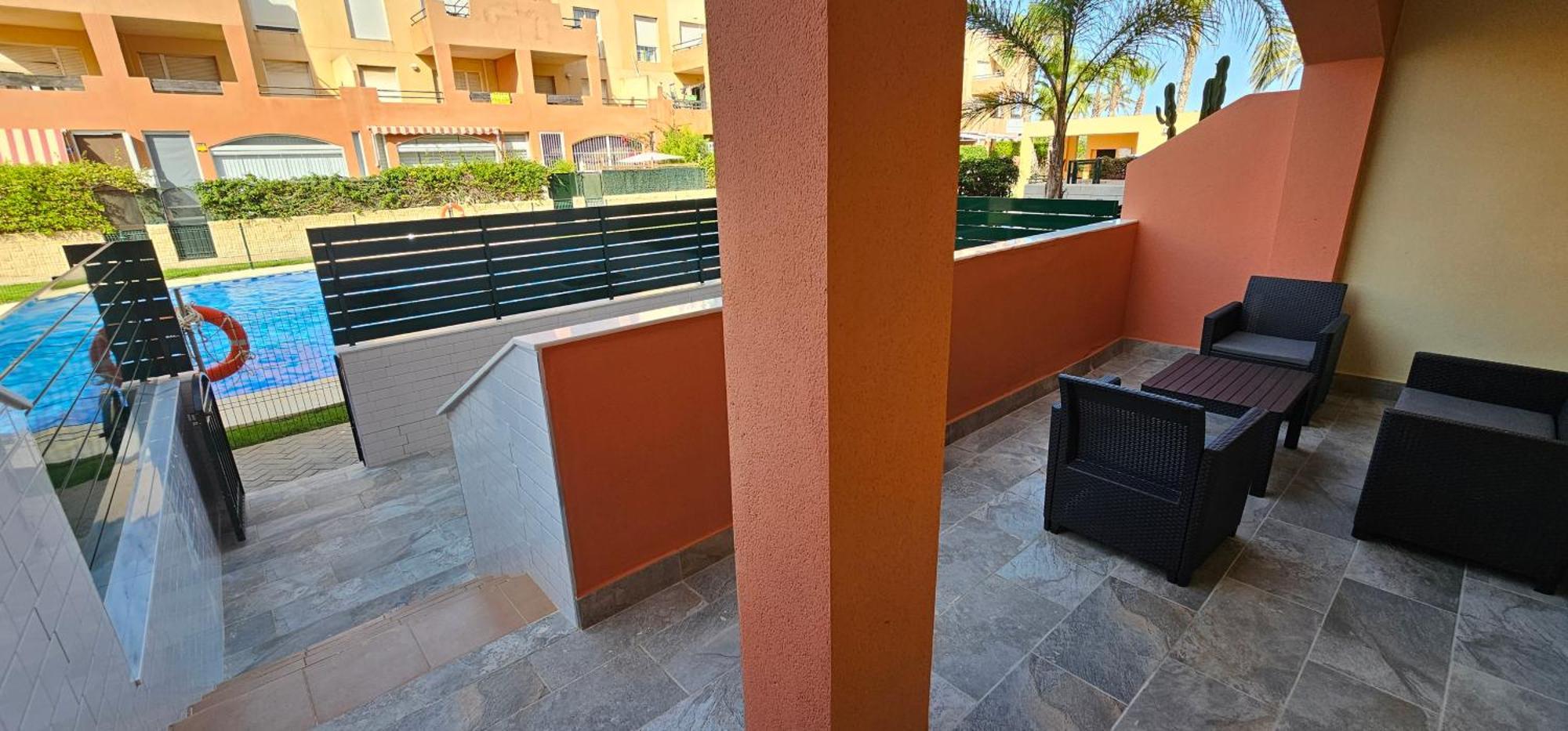 Homes Of Spain, Apartamentos Paraiso De Vera Playa, Ed Tahiti Bajo H, A Pie De La Playa, Vistas Piscina المظهر الخارجي الصورة